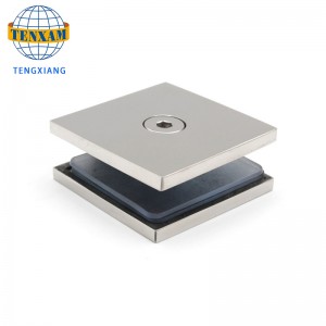 Κινέζος κατασκευαστής γυαλί εκμετάλλευση κλιπ chrome 2 * 2 ιντσών κλιπ ορείχαλκου γυάλινη πόρτα πόρτα πόρτα πόρτα&παράθυρο μεντεσέδες 8-12mm γυάλινο μπάνιο πρότυπο